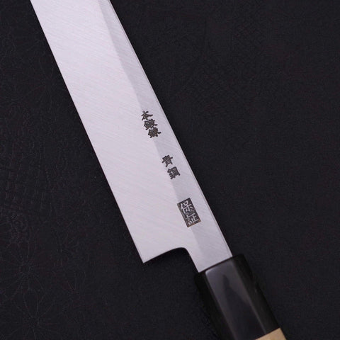 Sakimaru Takohiki Blue Steel #2 Kasumi Buffalo Magnolia Handle 270mm
