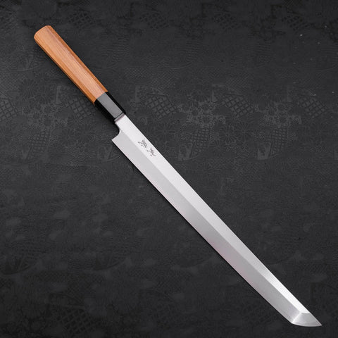 Sakimaru Takohiki Blue Steel #2 Kasumi Buffalo Wenge Handle 300mm