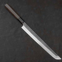 Sakimaru Takohiki Blue Steel #2 Kurouchi Mango de Wengué con Cuerno de Búfalo 270 mm