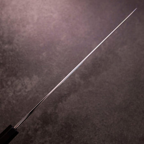 Sakimaru Takohiki White Steel #2 Moon-Fuji Water Honyaki Buffalo Ebony Handle 270mm with Magnolia Sheath