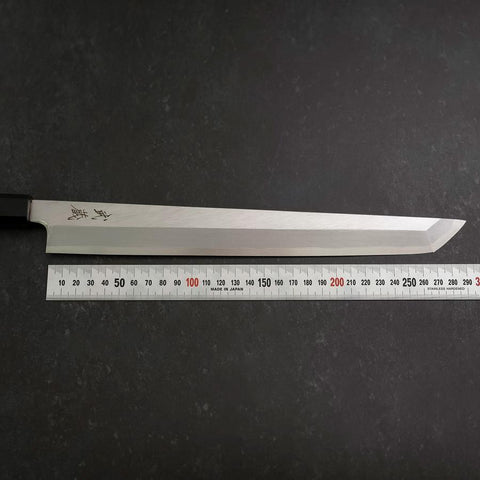 Sakimaru Takohiki White Steel #2 Kasumi Buffalo Teak Handle 300mm