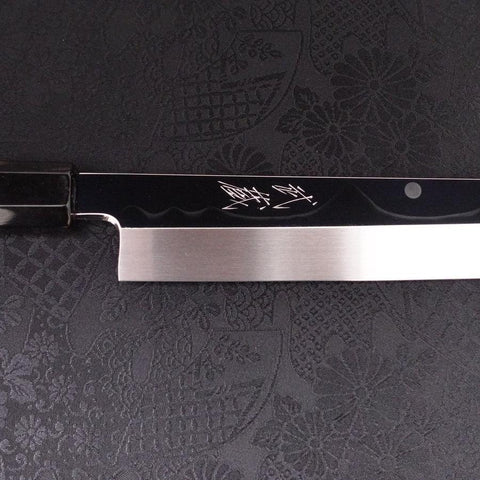 Sakimaru Takohiki White Steel #2 Moon-Fuji Water Honyaki Buffalo Ebony Handle 270mm