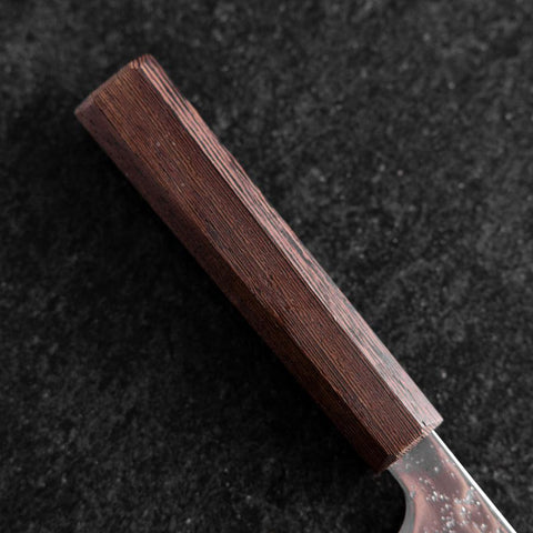Santoku AUS-10 Nashiji Damasco Mango de Wengué 165mm