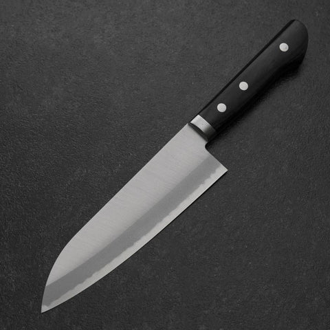 Santoku Blue Steel #2 Stainless Clad Western Handle 165mm