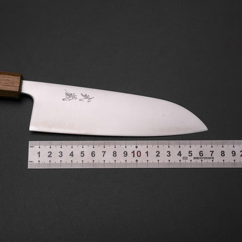 Santoku Blue Super Polished Yaki Urushi Handle 165mm