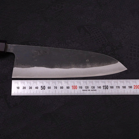 Santoku Blue Steel #2 Hon-Kurouchi Walnut Handle 190mm