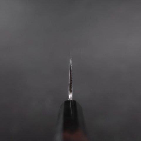 Santoku Blue Steel #2 Suminagashi Buffalo Ebony Handle 170mm