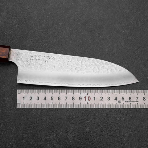 Santoku HAP-40 Tsuchime Red Urushi Handle 180mm