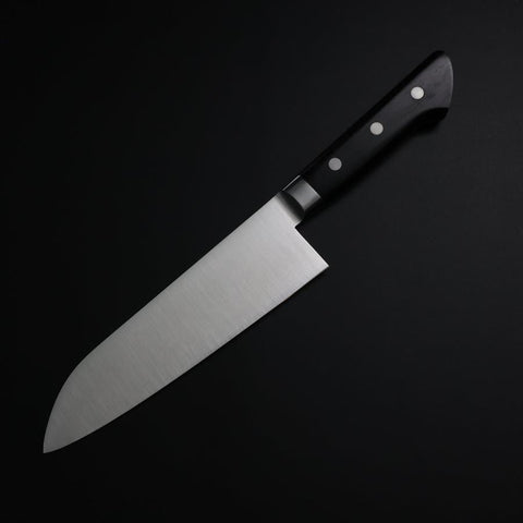 Santoku Molybdenum Polished Western Black Handle 175mm