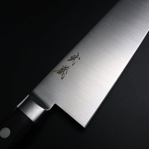 Santoku Molybdenum Polished Western Black Handle 175mm