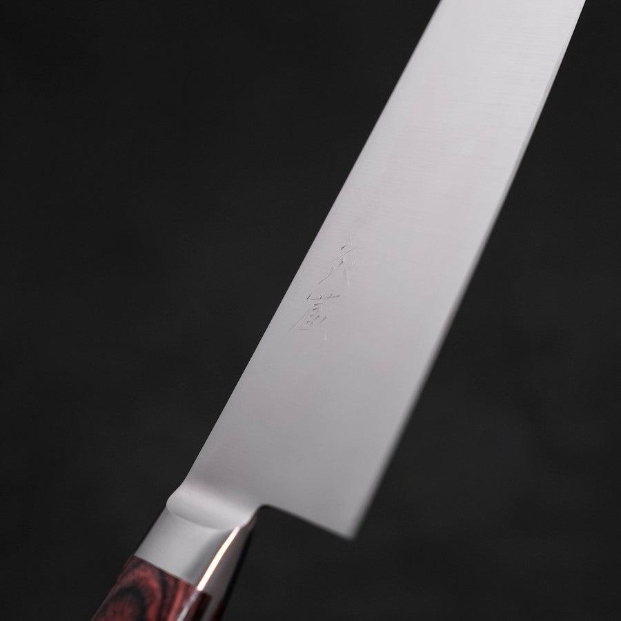 Santoku Molibdeno Pulido Mango Occidental de Caoba 180mm