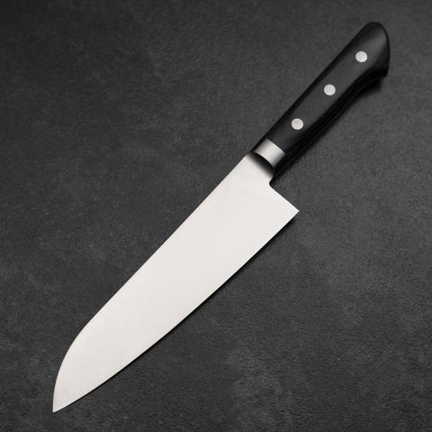 Santoku Molybdenum Polished Western Purple Handle 180mm