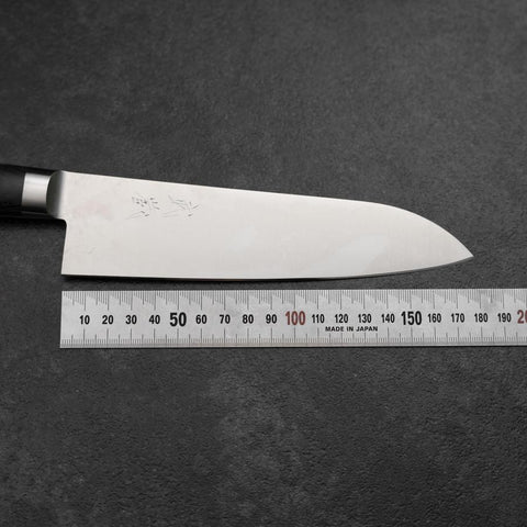 Santoku Molybdenum Polished Western Purple Handle 180mm