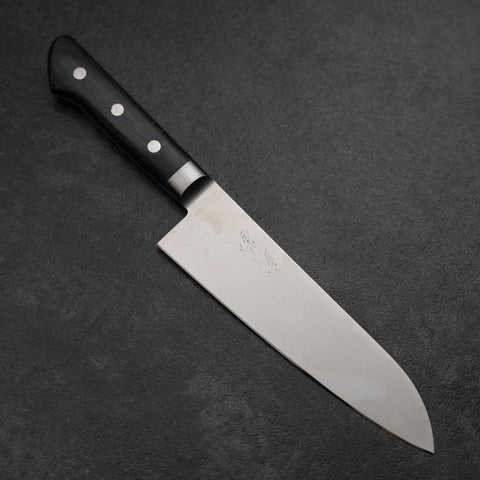 Santoku Molybdenum Polished Western Purple Handle 180mm