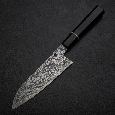Santoku SG-2 Damascus Ebony Handle 165mm