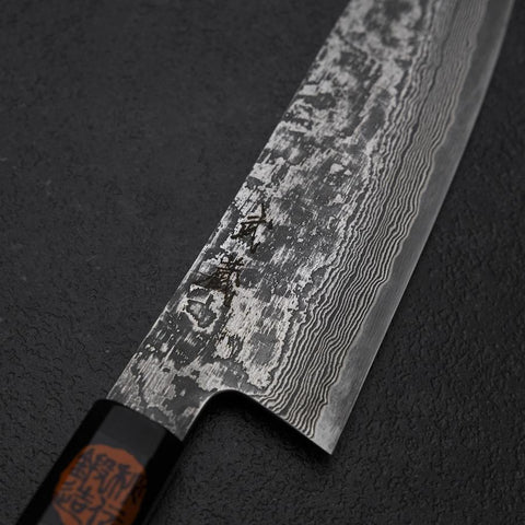 Santoku SG-2 Damascus Ebony Handle 165mm