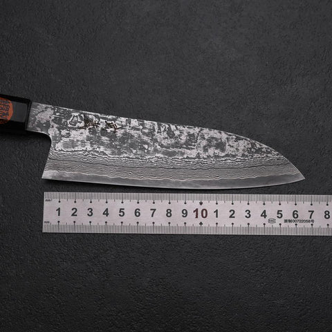 Santoku SG-2 Damascus Ebony Handle 165mm