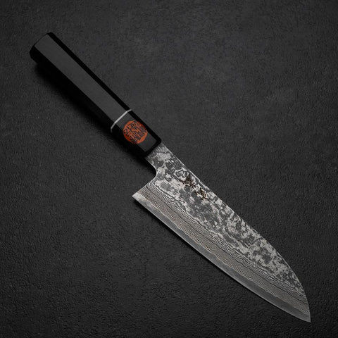 Santoku SG-2 Damascus Ebony Handle 165mm