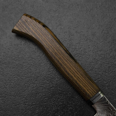 Santoku SG-2 Damascus Western Golden Ebony Handle 180mm