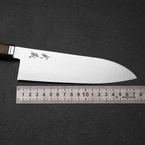 Santoku SG-2 Damascus Western Golden Ebony Handle 180mm