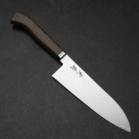 Santoku SG-2 Damascus Western Golden Ebony Handle 180mm