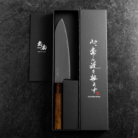 Santoku SG-2 Polished Ovangkol Handle 180mm