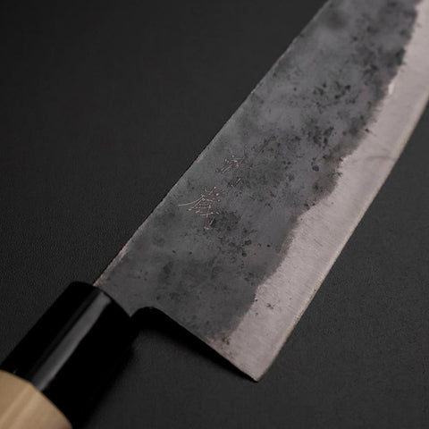 Santoku SK Steel Kurouchi Kurigata Magnolia Handle 165mm