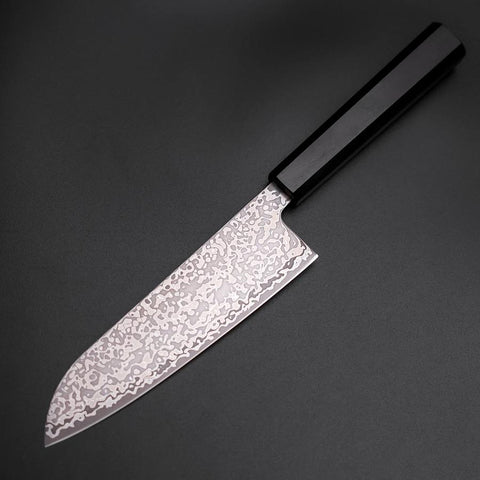Santoku SLD Black Damascus Ebony Handle 170mm