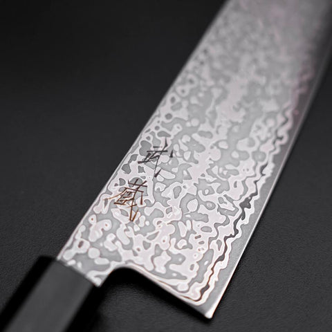 Santoku SLD Black Damascus Ebony Handle 170mm