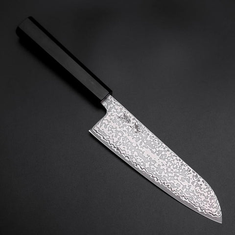 Santoku SLD Black Damascus Ebony Handle 170mm