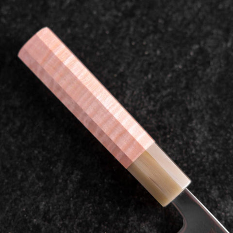 Santoku SLD Specchio Manico Bufalo Acero Rosa Chiaro 170mm