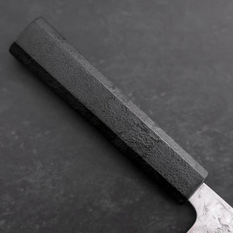 Santoku SLD Nashiji Washi Black Ishime Handle 165mm