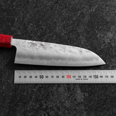 Santoku SLD Nashiji Washi Walnussholz Griff 165mm