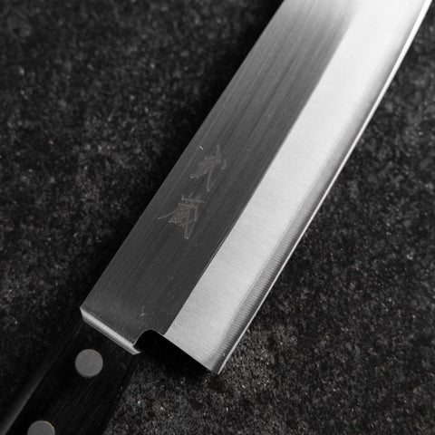 Santoku SLD Polished Western Black Handle 165mm (Tsuba Nashi)
