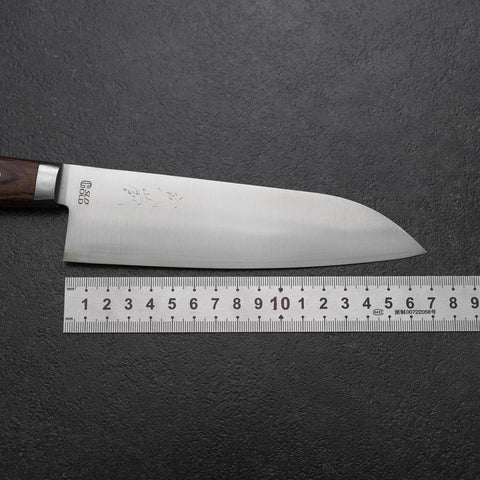 Santoku SLD Polished Western Mahogany Handle 165mm (6.5”)