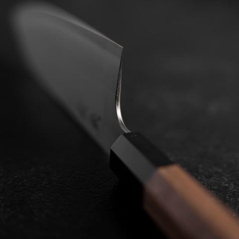 Santoku Silver Steel #3 Kasumi Buffalo Walnut Handle 165mm
