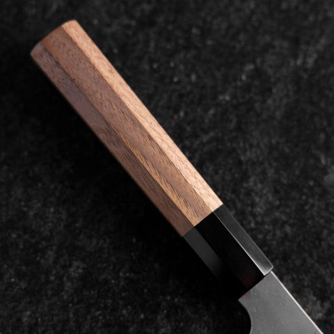 Santoku Silver Steel #3 Kasumi Buffalo Walnut Handle 165mm