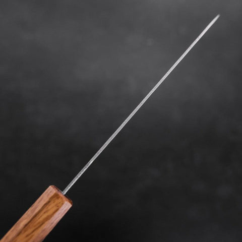 Santoku Silver Steel #3 Nashiji Oak Handle 165mm
