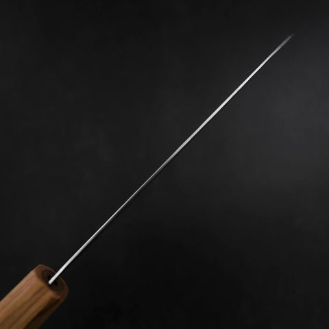 Santoku Silver Steel #3 Nashiji Olive Handle 170mm