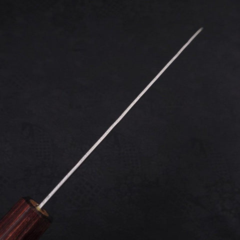 Santoku Silver Steel #3 Nashiji Zelkova Handle 165mm