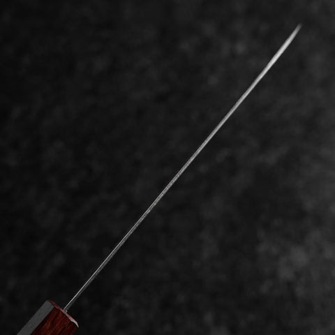 Santoku AUS-10 Nawame Damasco Mango Urushi Morado 165mm