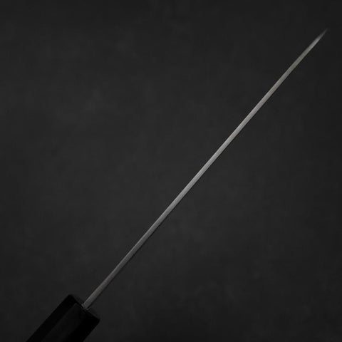 Santoku Silver Steel #3 Polished Buffalo Ebony Handle 165mm