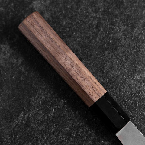 Santoku Silver Steel #3 Polished Buffalo Walnut Handle 170mm (6.7”)
