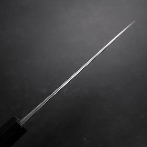 Santoku Stainless Clad Blue Steel #2 Kurouchi Walnut Handle 165mm