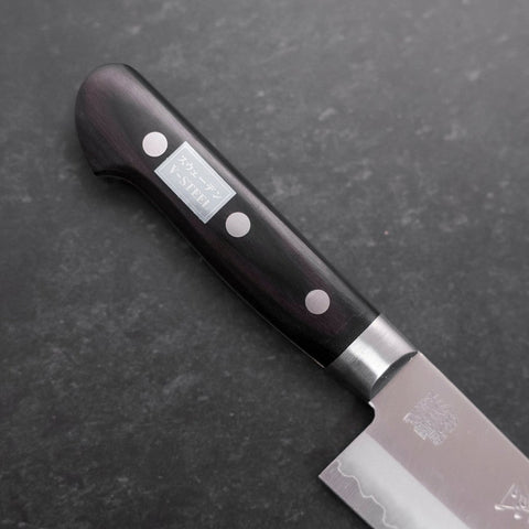 Santoku Sweden Stainless Steel Polished Western Black Handle 180mm