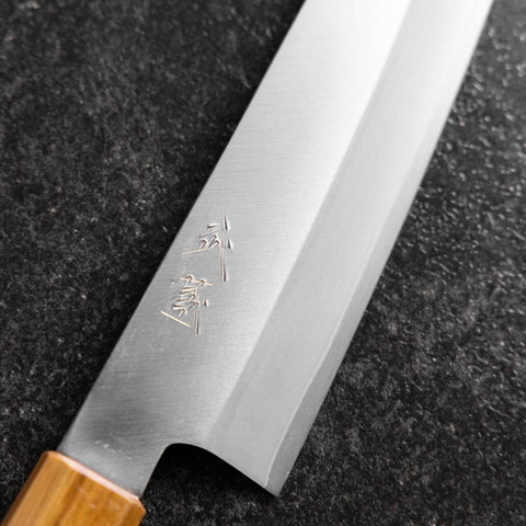 Santoku VG-1 Kasumi Oak Handle 180mm