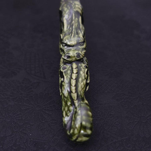Santoku VG-1 Polished Ceramics Dragon Handle 180mm