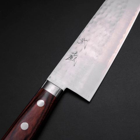 Santoku VG-1 Tsuchime Western Mahogany Handle 180mm