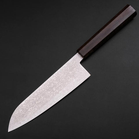 Santoku VG-10 Damascus Ashwood Handle 170mm