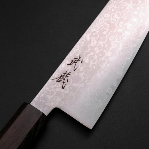 Santoku VG-10 Damascus Ashwood Handle 170mm